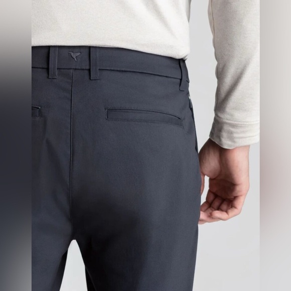 Birddogs Kevin Buffets Mens Stretch Khakis Navy 36x34 Unlined Golf Casual Travel - Picture 9 of 10